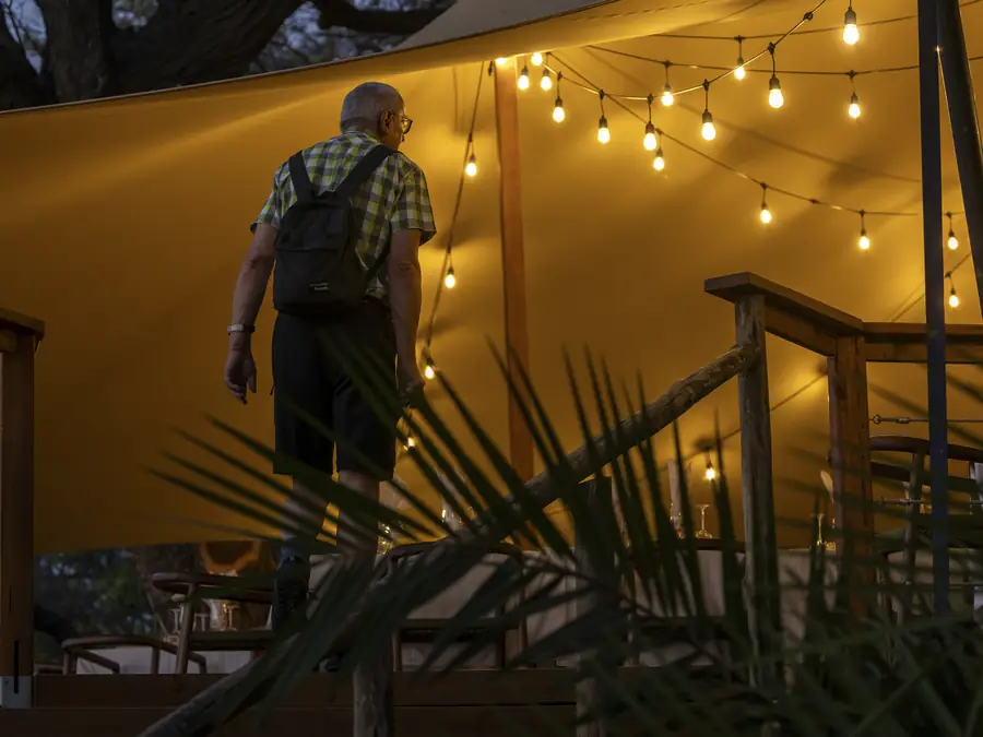 Lights on the&nbsp;deck